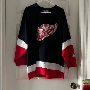 STARTER Black and Red Hockey Jersey